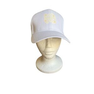 MAHJONG TIME in cream on White Cap New Unique design OSFA
